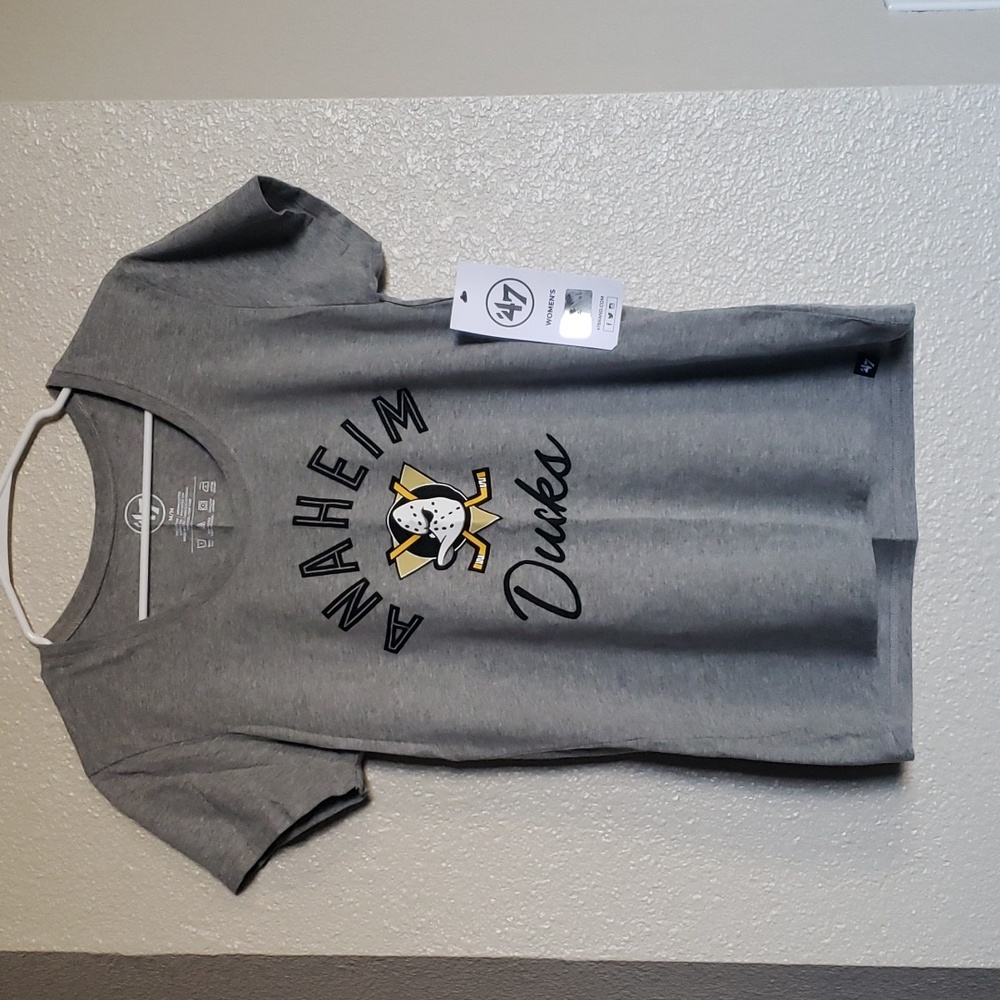 Anaheim Ducks Grey Women’s T-Shirt 47 Brand